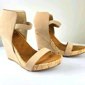 Liliana Women Snake Leatherette Open Toe  Extended